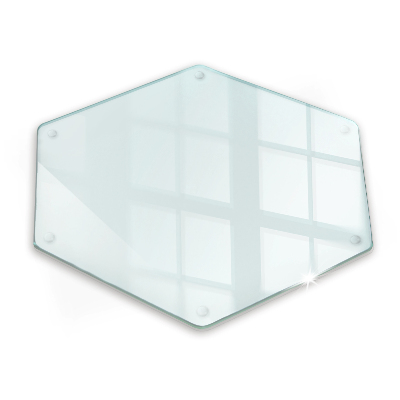 Chopping board glass Transparent