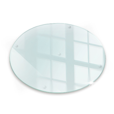 Chopping board glass transparent