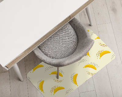 Office chair mat Bananas dot patches