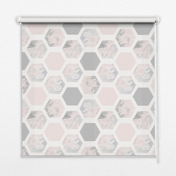 Window blind Hexagons