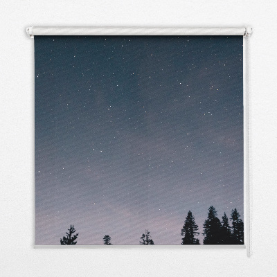Window blind Starry sky