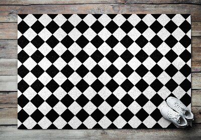 Front door floor mat Square Pattern