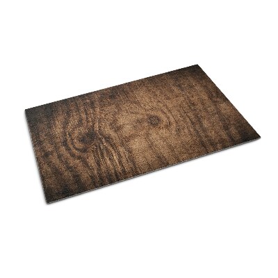 Front door floor mat Knot in wood