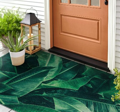 Front door floor mat Leafy Plants