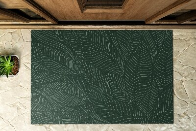 Front door floor mat Flora pattern