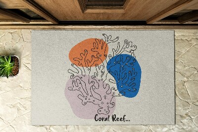 Carpet front door Coral