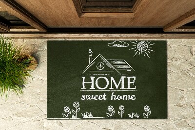 Front door floor mat Sweet Home
