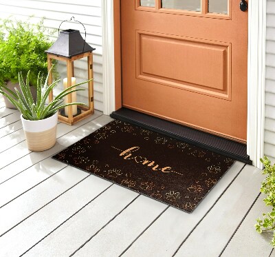 Front door doormat Home Dog Paws
