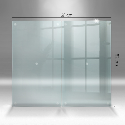 Glass worktop saver transparent