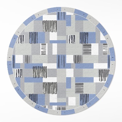 Pvc rug Abstract composition of rectangles