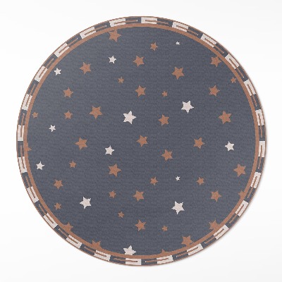 Pvc carpet Pastel stars on dark background