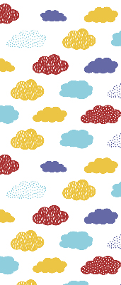 Roller blind Colorful clouds