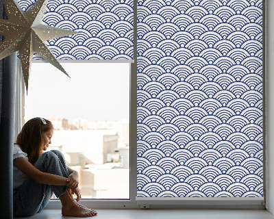 Roller blind for window Semicircle