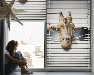 Roller blind for window Giraffe