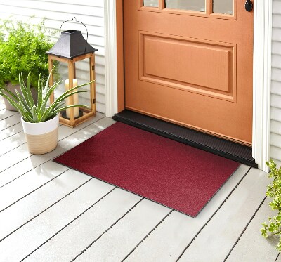 Outdoor rug for deck Night Red