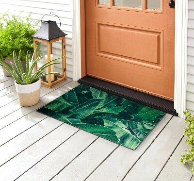 Front door floor mat Leafy Plants