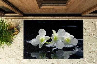 Outdoor door mat Orchids
