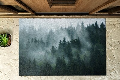 Front door floor mat Forest Mist