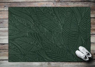 Front door floor mat Flora pattern