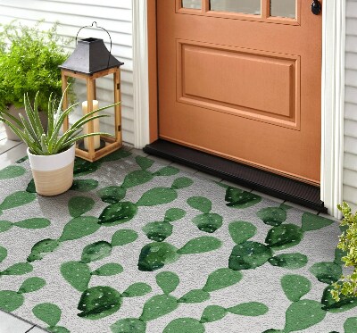 Front door mat Watercolor Cacti