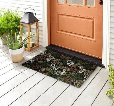 Front door floor mat Botanical Motif