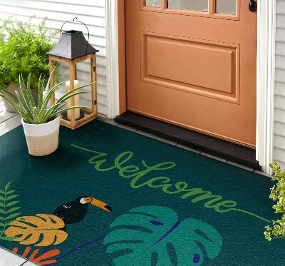 Outdoor mat Tropical greeting