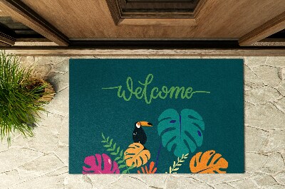 Outdoor mat Tropical greeting