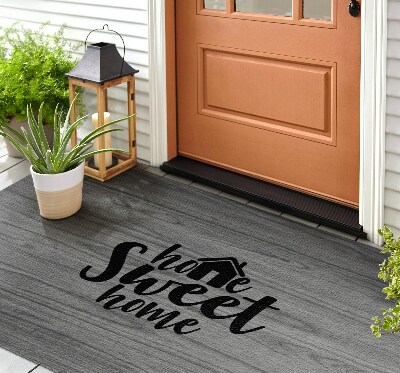 Front door doormat Sweet Home Board