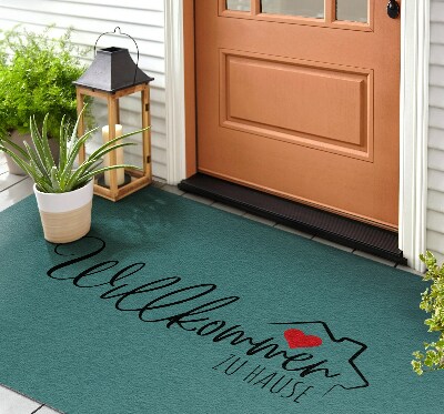 Carpet front door Sincerely welcome