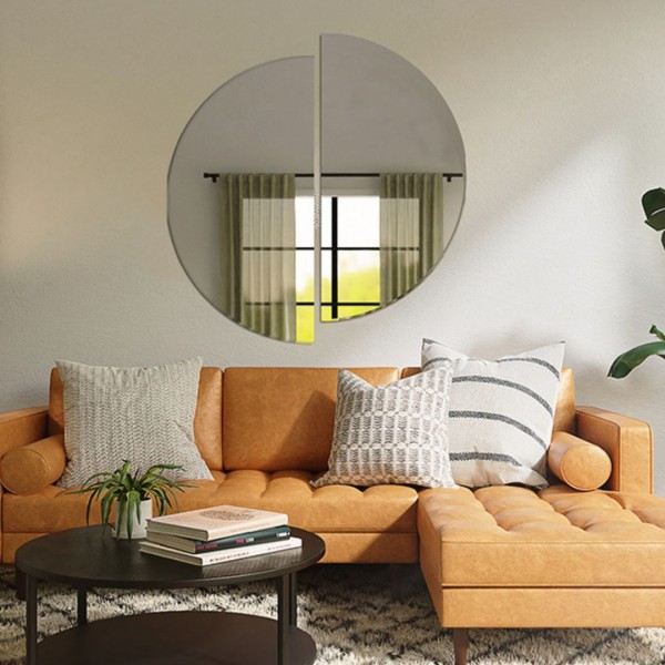 Semicircular mirrors