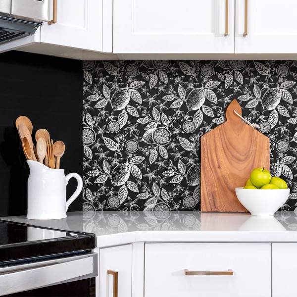 Wall panels with nature motifs