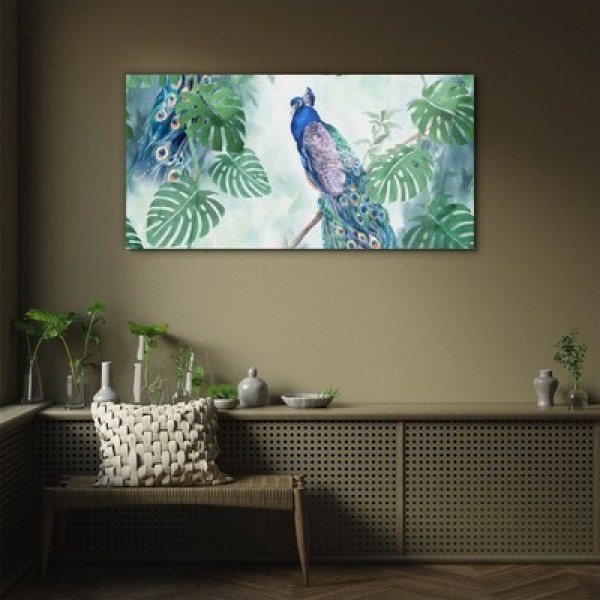 Glass prints with birds