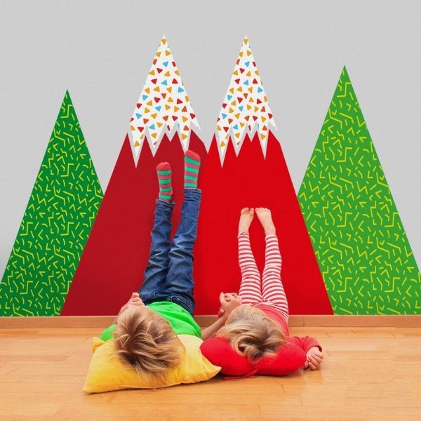 Mountain wall decals