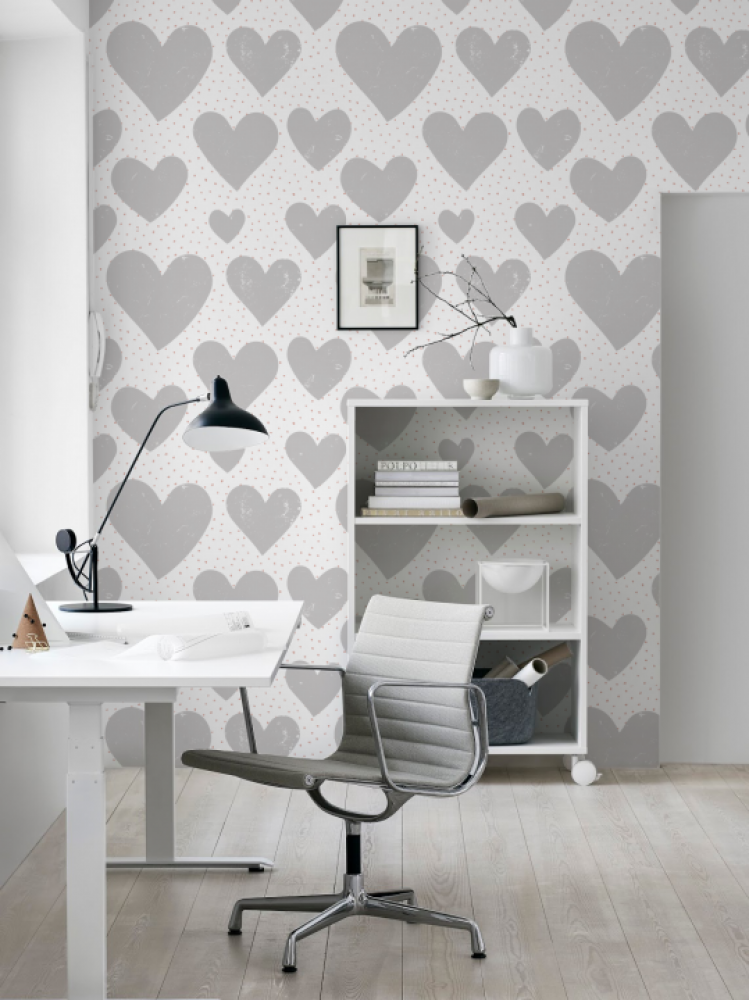 Pastel grey wallpaper
