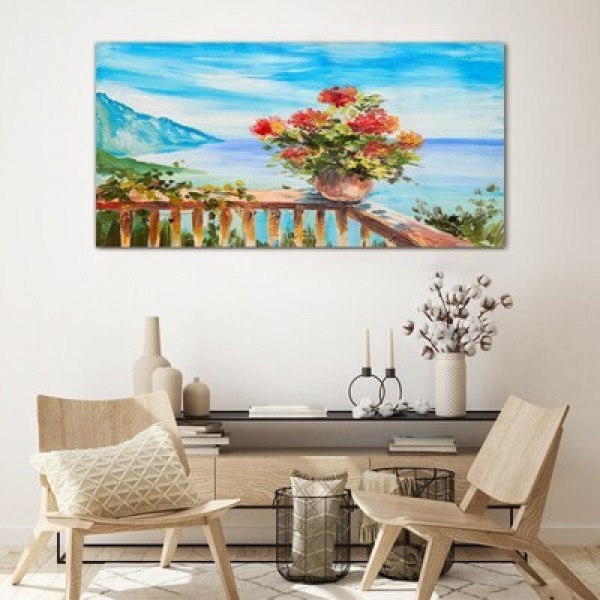 Glass prints - watercolours
