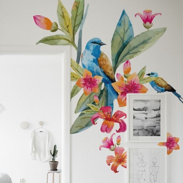 Birds wall decals 