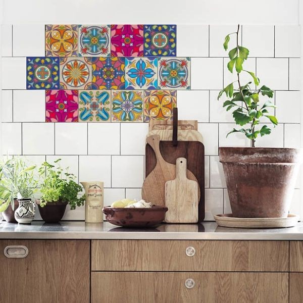 Mexican tile decals