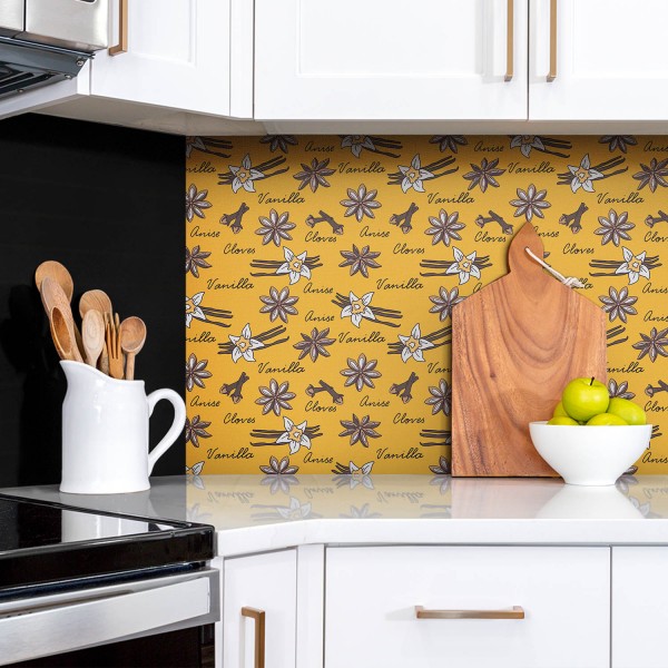 Wall panels with flowers and plants